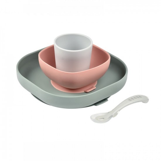 Beaba Silicone meal set  - Eucalyptus