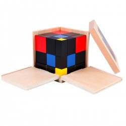Montessori Trinomial Cube 