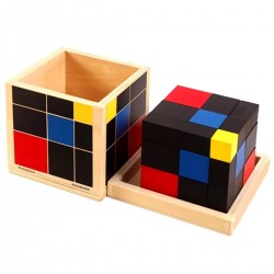 Montessori Trinomial Cube 