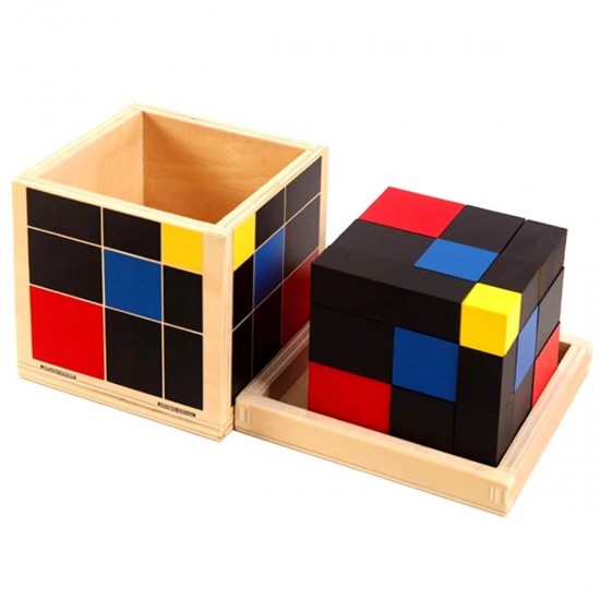 Montessori Trinomial Cube 