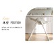 aguard 2.0 Tosby 7 Level Recline High Chair - Cream White