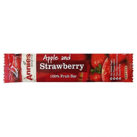 Annies Fruit Bar Apple & Strawberry 20g 
