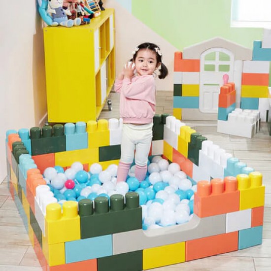 Anuri My 1st House Macaron Big Blocks - 74 Pieces