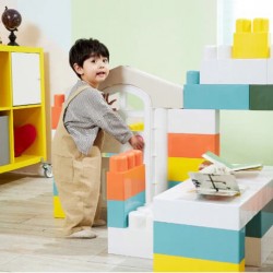 Anuri My 1st House Macaron Big Blocks - 74 Pieces