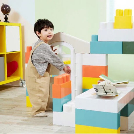 Anuri My 1st House Macaron Big Blocks - 74 Pieces