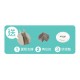 Anuri Cutie 10Q Baby Room, 168 x 128 cm - Cozy Beige (For Caraz Q4 Mat)