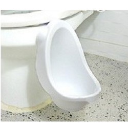 B@bi Portable Potty Toddler Boys Urinal (White)