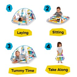 Baby Einstein 4-in-1 Kickin' Tunes Music Play Gym