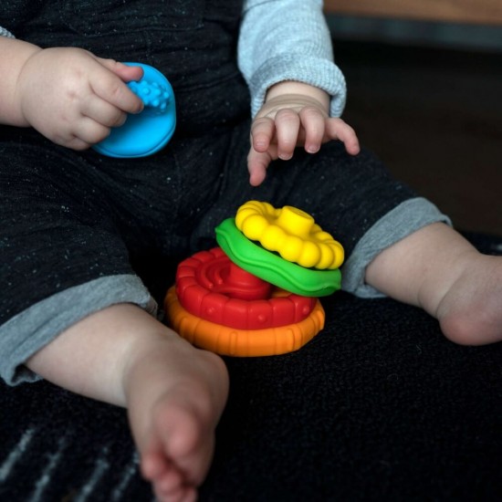 Baby Einstein Multi-Textured Stack & Teether 