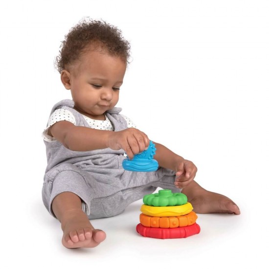 Baby Einstein Multi-Textured Stack & Teether 
