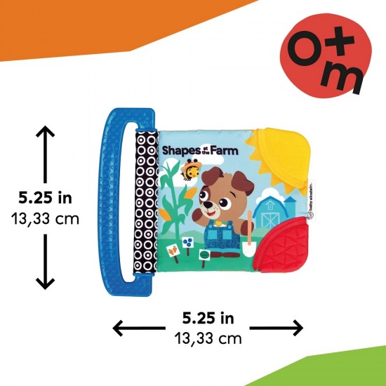 Baby Einstein Teether Book - Shapes At the Farm 