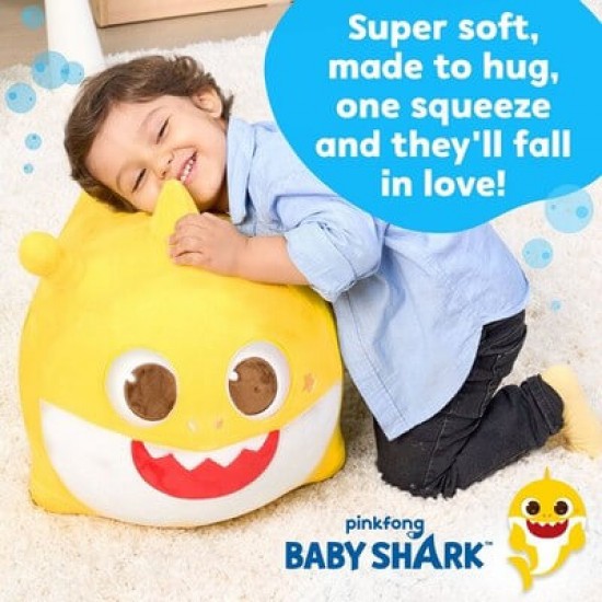 Pinkfong Baby Shark Inflatable Jumper Ride On - Yellow