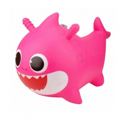 Pinkfong Baby Shark Inflatable Jumper Ride On - Pink