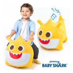 Pinkfong Baby Shark Inflatable Jumper Ride On - Yellow