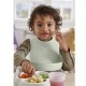 BabyBjorn Baby Bib 2 Pack - Powder Green / Powder Grey
