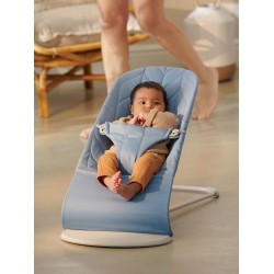 Babybjorn Bouncer Bliss Cotton - Blue Petal Quilt