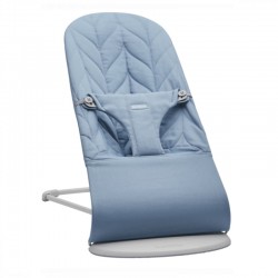 Babybjorn Bouncer Bliss Cotton - Blue Petal Quilt