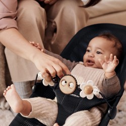Babybjorn Wooden Toy for Bouncer- Googly eyes Black & White