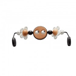 Babybjorn Wooden Toy for Bouncer- Googly eyes Black & White