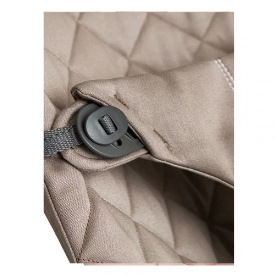 Babybjorn Extra Fabric Seat for Bouncer - Sand Grey Cotton