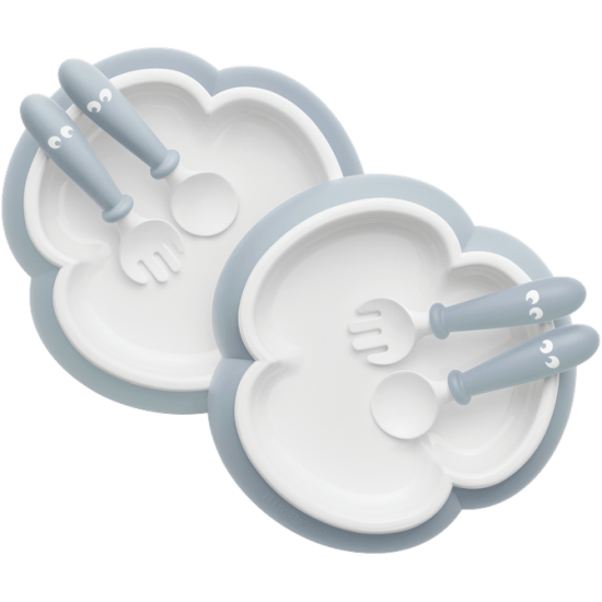 Babybjorn Baby Plate, Spoon and Fork , 2 sets