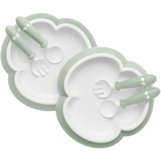 Babybjorn Baby Plate, Spoon and Fork , 2 sets