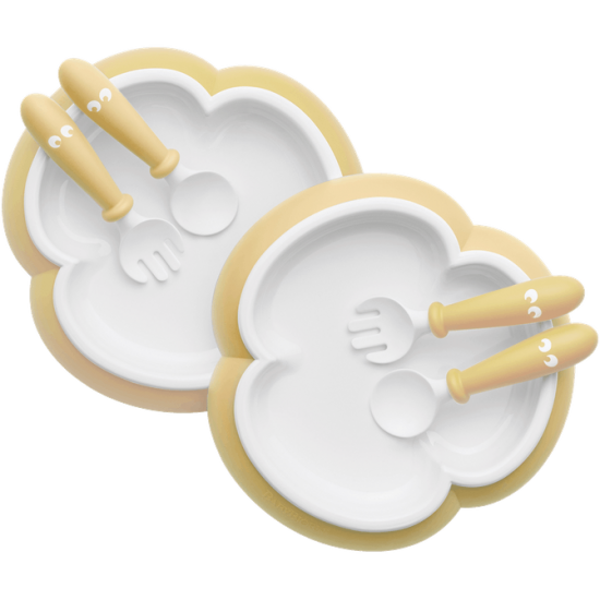 Babybjorn Baby Plate, Spoon and Fork , 2 sets