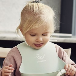 BabyBjorn Baby Bib 2 Pack - Powder Yellow / Powder Green