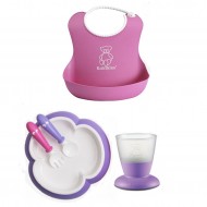 Babybjorn Baby Feeding Gift Set - Purple / Pink