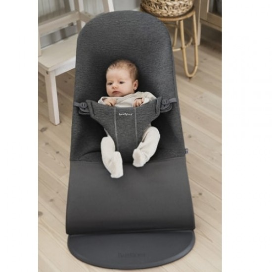 Babybjorn Bouncer Bliss 3D Jersey - Charcoal Grey