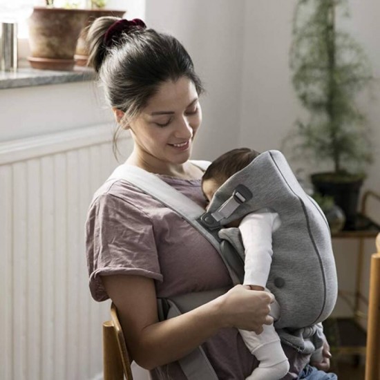 Babybjorn Carrier Mini - Light Grey 3D Jersey