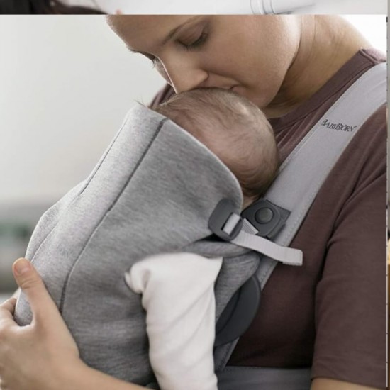 Babybjorn Carrier Mini - Light Grey 3D Jersey