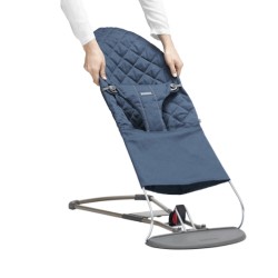 Babybjorn Extra Fabric Seat for Bouncer - Midnight Blue Cotton