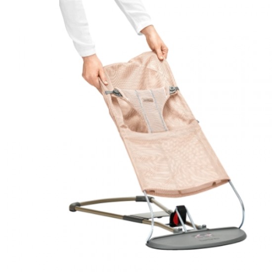 Babybjorn Extra Fabric Seat for Bouncer Bliss - Pearly Pink Mesh