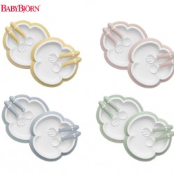 Babybjorn Baby Plate, Spoon and Fork , 2 sets