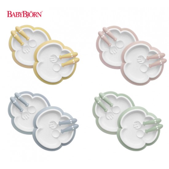 Babybjorn Baby Plate, Spoon and Fork , 2 sets