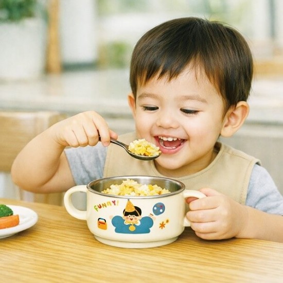 Babymate Stainless Steel Sealed Bowl - Boy