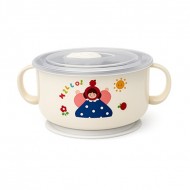 Babymate Stainless Steel Sealed Bowl - Girl