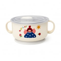 Babymate Stainless Steel Sealed Bowl - Girl