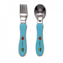 Babymate Fork & Spoon Set - Blue