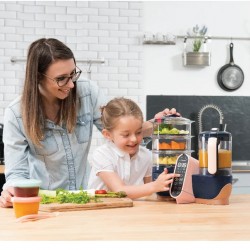 Babymoov Nutribaby(+) XL Food Steamer and Blender - Copper/Navy