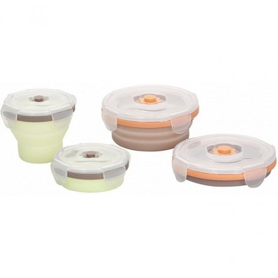 Babymoov Silicone Container Set -  2 x 240ml + 2 x 400ml 