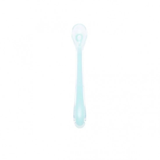 Babymoov 1st Age Silicon Spoon - Azur