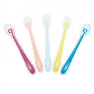 Babymoov 1st Age Silicon Spoon Multicolor set - 5 pcs