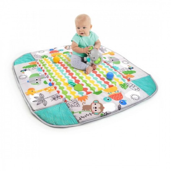 Bright Starts 5-in-1 Baby Activity Gym & Ball Pit, Totally Tropical