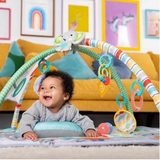 Bright Starts 5-in-1 Baby Activity Gym & Ball Pit, Totally Tropical