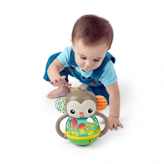 Bright Starts Grab & Giggle Monkey Multi-Sensory Toy