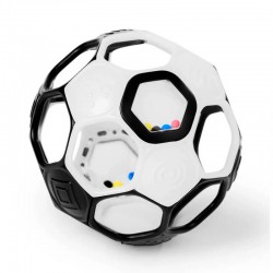Bright Starts Grippin' Goals Rattle Ball - Black & White