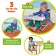 Bright Starts Pop N Sit Portable Booster Seat - Grey