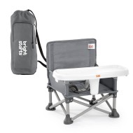 Bright Starts Pop N Sit Portable Booster Seat - Grey